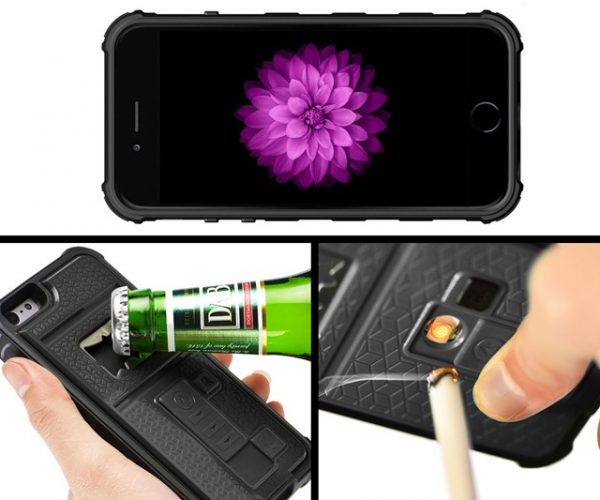 A Drink & a Smoke Impact-Proof iPhone Case