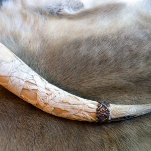Hand Carved Drinking Horns