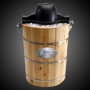 Old-Fashioned Electric/Manual Ice Cream Maker