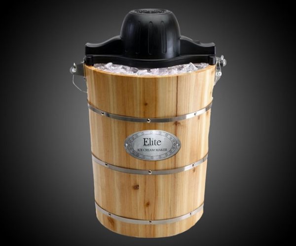 Old-Fashioned Electric/Manual Ice Cream Maker