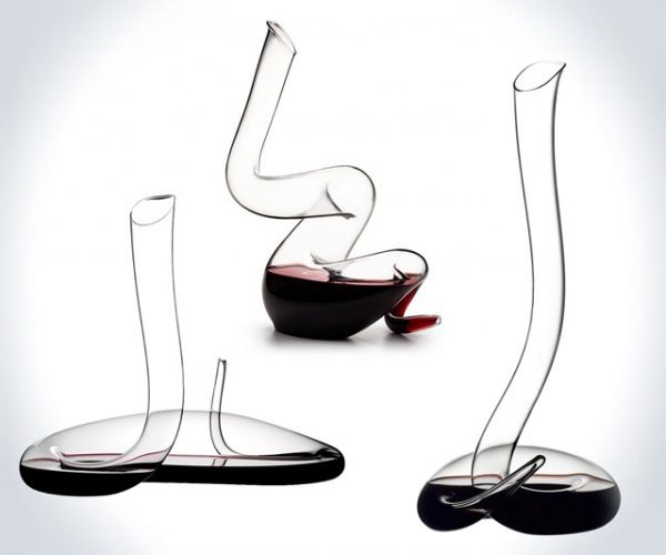 Riedel Crystal Snake Wine Decanters