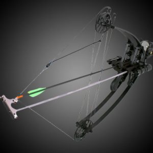 Delta Bow with Draw Holder & Laser Sight