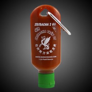 Refillable Sriracha Keychain