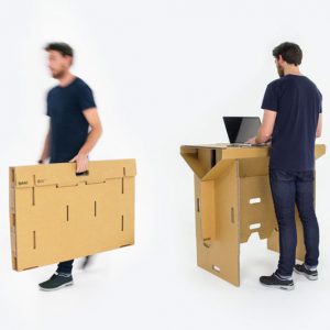 Refold Portable Cardboard Desk