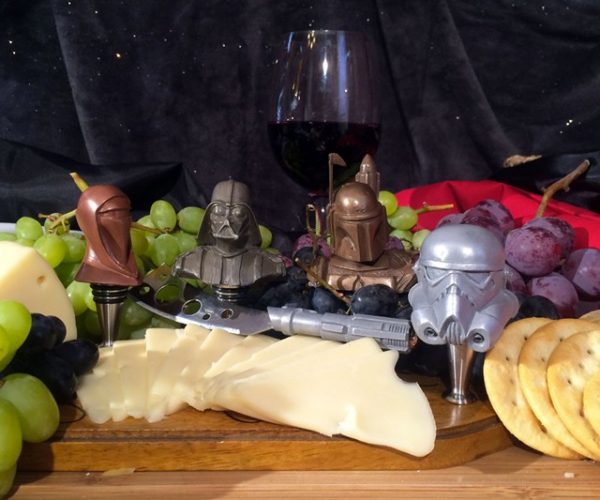 Star Wars Wine Stoppers & Lightsaber Cheese Knives