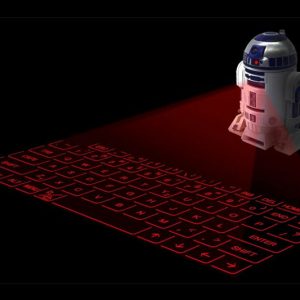 R2-D2 Virtual Laser Keyboard with Sound