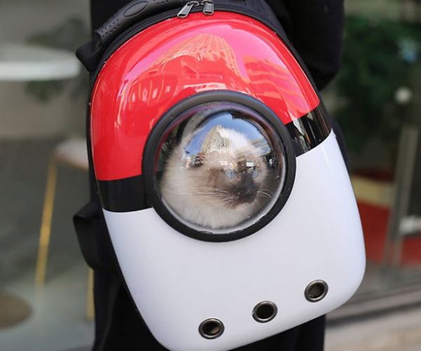 Pokemon Poke Ball Pet Carrier Backpack