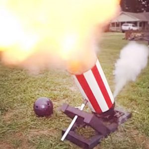 The Bowling Ball Cannon