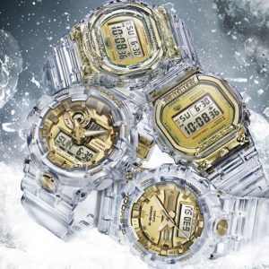 Casio G-Shock Skeleton Gold Watch