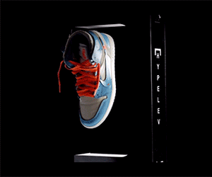 The Levitating Sneaker Display