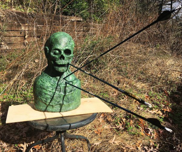 Zombie Head Archery Target