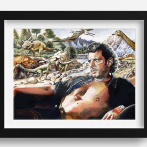 Jurassic Park Jeff Goldblum Painting