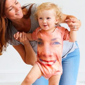 Personalized Face Baby Onesie