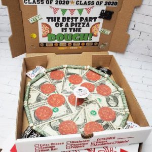 Money Filled Pizza Gift Box