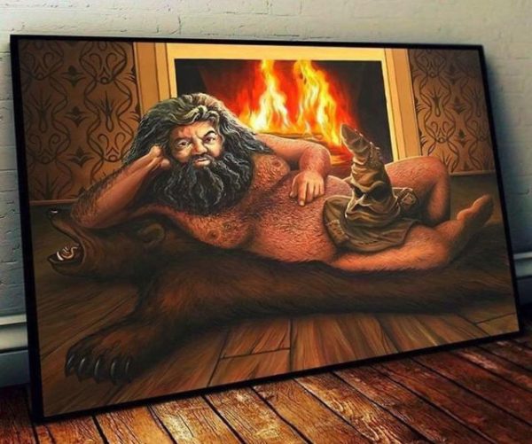 Naughty Hagrid Painting