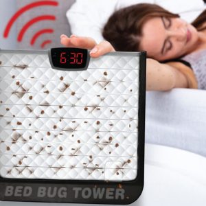 Bed Bug Tower Alarm Clock