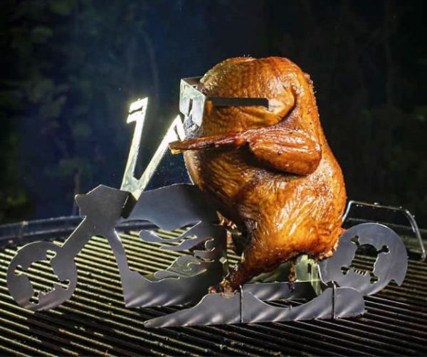 Beer Can Chicken Motorcycle Stand