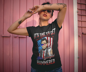 Time To Get Star Spangled Hammered tee