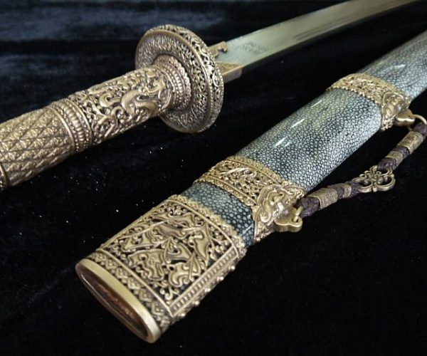 Chinese Damascus Steel Sword