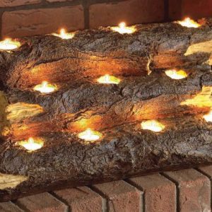 Tealight Fireplace Log