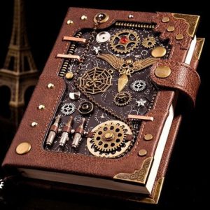 Steampunk Leather Notebook