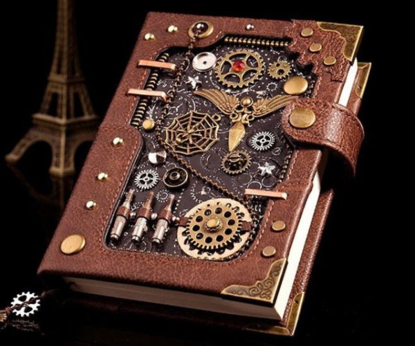 Steampunk Leather Notebook