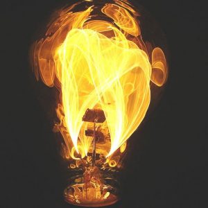 Fire Light Bulb