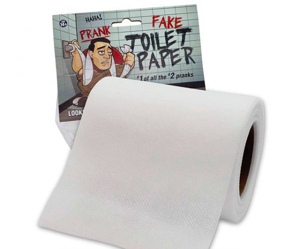 No Tear Prank Toilet Paper Roll